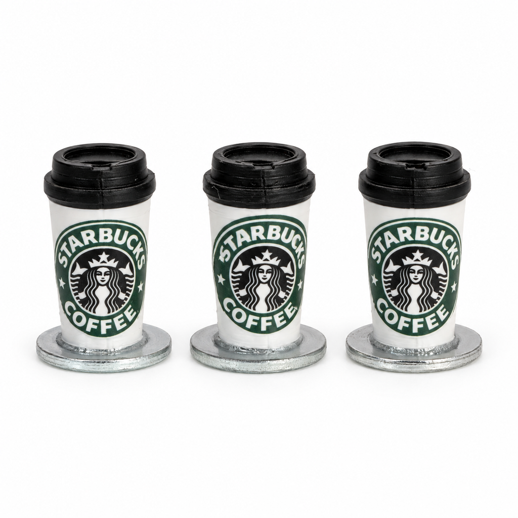 Ficha de Lotería Vaso Starbucks – Impresión 3D ☕💚