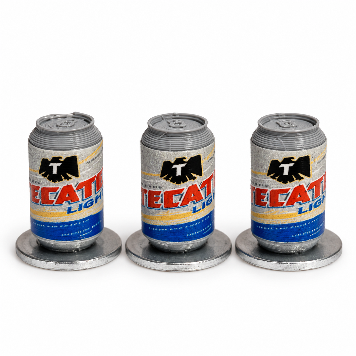 Ficha de Lotería Cerveza Tecate en Lata – Impresión 3D 🍺❤️