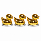 Ficha de Lotería Patito Dorado – Impresión 3D 🐥✨