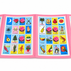 Ficha de Lotería Flor Rosa – Impresión 3D 🌸💖