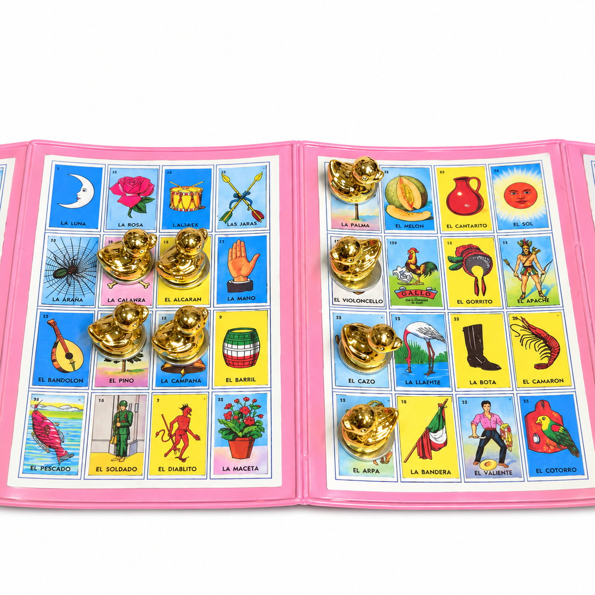 Ficha de Lotería Patito Dorado – Impresión 3D 🐥✨